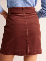 Boden Brown Estella Cord Mini Skirt - Image 2 of 6