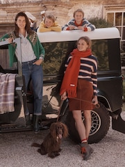 Boden Brown Estella Cord Mini Skirt - Image 3 of 6