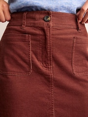 Boden Brown Estella Cord Mini Skirt - Image 5 of 6