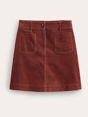 Boden Brown Estella Cord Mini Skirt - Image 6 of 6