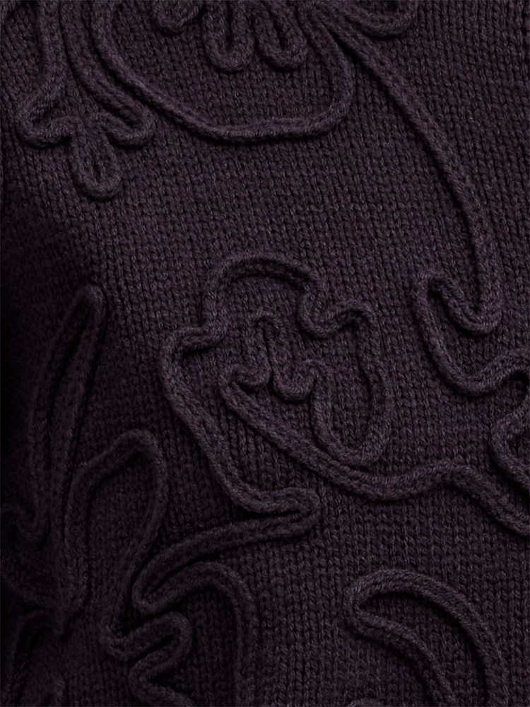 French Connection Brown Varli Floral Drawing Cardigan - Image 6 of 6 French Connection Brown Varli Floral Drawing Cardigan - Image 6 of 6