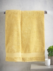 Sunshine Yellow Egyptian Cotton Towel - Image 2 of 5