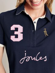 Joules Beaufort Navy Blue Polo Shirt - Image 5 of 6