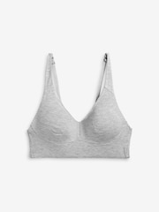 Grey Marl Pad Non Wire A-E Ultimate Comfort Non Wire Longline Bra - Image 7 of 7