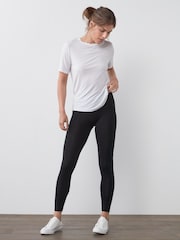 أسود - مجموعة بنطلونات ضيقة بطول كامل من 2 قطع - Image 4 of 6