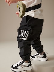 Black Multi Pocket Cargo Trousers (3mths-7yrs) - Image 1 of 7
