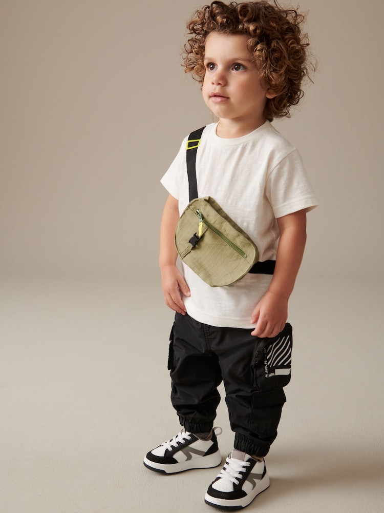 Black Multi Pocket Cargo Trousers (3mths-7yrs) - Image 2 of 7 Black Multi Pocket Cargo Trousers (3mths-7yrs) - Image 2 of 7