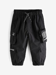 Black Multi Pocket Cargo Trousers (3mths-7yrs) - Image 4 of 7
