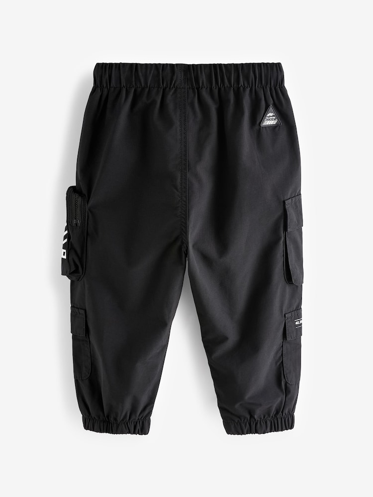 Black Multi Pocket Cargo Trousers (3mths-7yrs) - Image 5 of 7