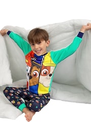 Character Green Paw Patrol Printed Long Sleeve Pyjamas - Image 8 of 8