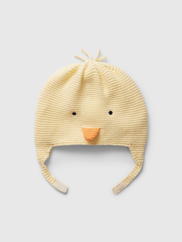 Gap Yellow Duck Baby Cosy Knit Beanie - Image 1 of 1