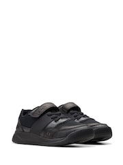 Clarks Black Standard Fit (F) Lune Flex Shoes - Image 3 of 4