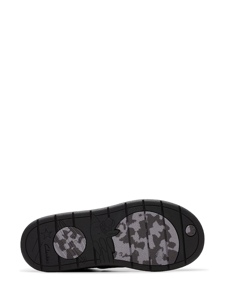 Clarks Black Standard Fit (F) Lune Flex Shoes - Image 4 of 4