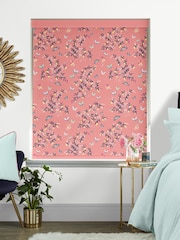 Sara Miller Orange Butterflies & Trellis Made to Measure Roller Blinds - Image 2 of 6
