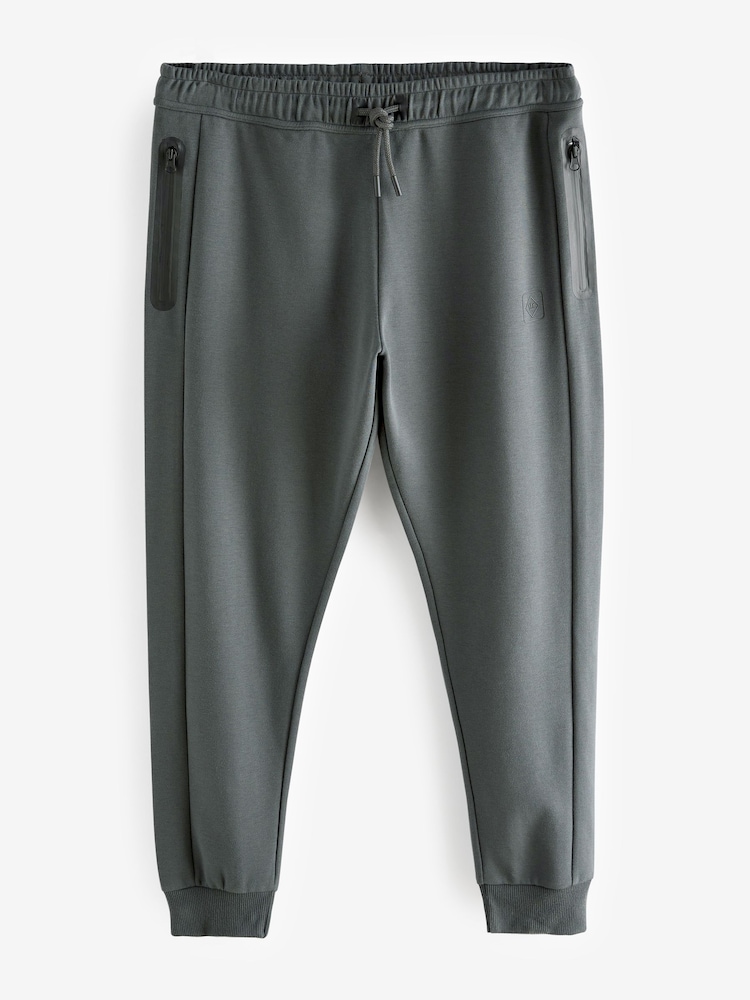Slate Grey Athleisure Cuffed Joggers - Image 5 of 6