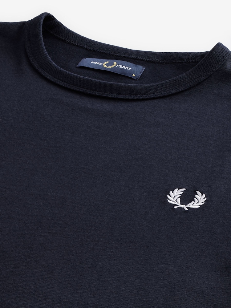 marine - T-shirt Fred Perry en coton - Image 8 of 10