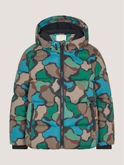 Monsoon Camo Print Puffer Jacket - Bild 1 von 3