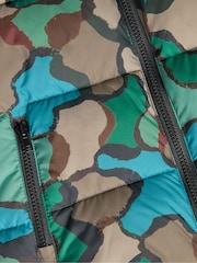 Monsoon Camo Print Puffer Jacket - Bild 3 von 3