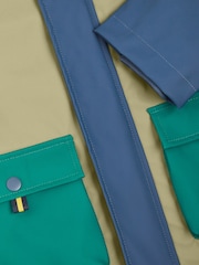Monsoon Green Colourblock Water-Resistant Rain Jacket - Image 3 of 3