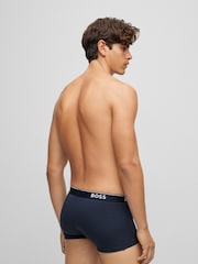 BOSS Navy Blue Power Boxers 3 Pack - Image 2 of 5