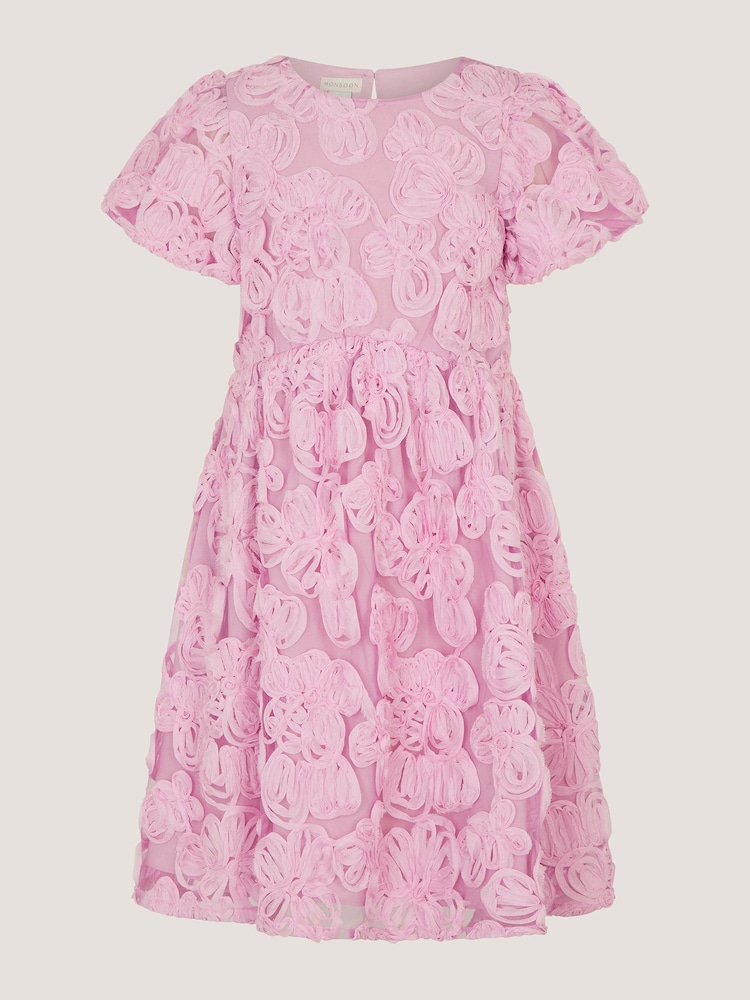 Vestido de Monsoon de manga corta con estampado floral texturizado - Imagen 2 de 4 Vestido de Monsoon de manga corta con estampado floral texturizado - Imagen 2 de 4