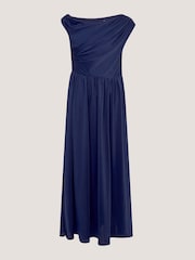Monsoon Blue Avery Cowl Neck Prom Dress - Image 2 of 4