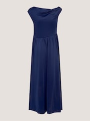 Monsoon Blue Avery Cowl Neck Prom Dress - Image 3 of 4