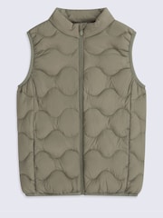 Animal Green Kids Quilted Padded Gilet - Image 1 of 5