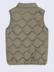 Animal Green Kids Quilted Padded Gilet - Image 2 of 5