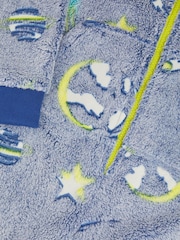 Monsoon Blue Glow In The Dark Camo Fleece Onesie - Image 2 of 2