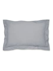 Catherine Lansfield Set of 2 Grey Percale Pillowcases - Image 1 of 3