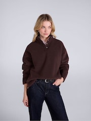 Animal Brown Billie  Boucle Popper Fleece - Image 1 of 7