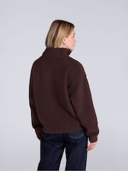 Animal Brown Billie  Boucle Popper Fleece - Image 3 of 7
