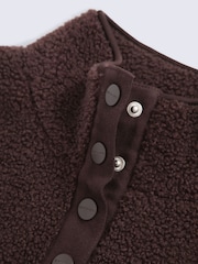 Animal Brown Billie  Boucle Popper Fleece - Image 6 of 7