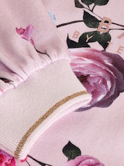 Baker by Ted Baker Floral Sweat 100% Cotton Dress - Image 10 of 11
