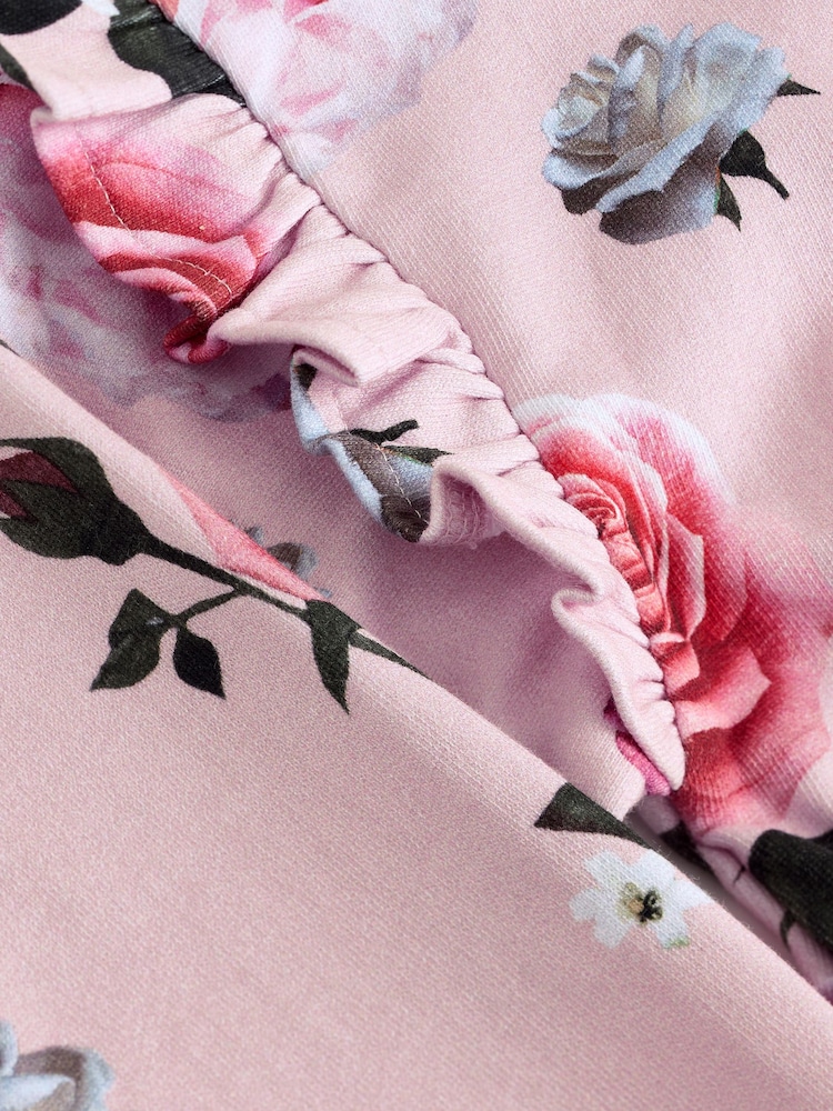 Baker by Ted Baker Floral Sweat 100% Cotton Dress - Image 11 of 11