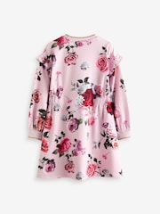 Baker by Ted Baker Floral Sweat 100% Cotton Dress - Image 7 of 11