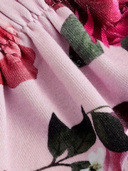 Baker by Ted Baker Floral Sweat 100% Cotton Dress - Image 8 of 11