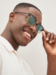 Ray-Ban Havana Clubmaster Gradient Lens Sunglasses - Image 1 of 12
