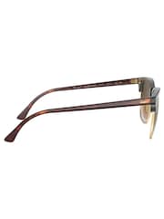 Ray-Ban Havana Clubmaster Gradient Lens Sunglasses - Image 11 of 12