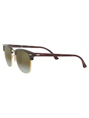 Ray-Ban Havana Clubmaster Gradient Lens Sunglasses - Image 7 of 12