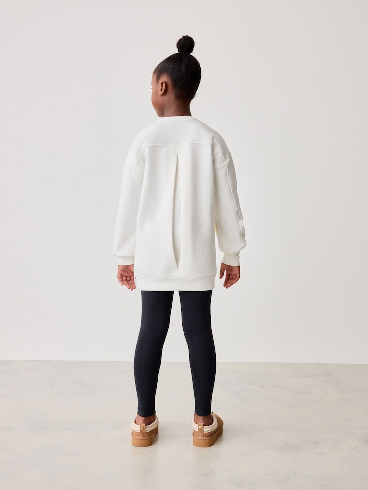 Baker by Ted Baker Cream Varsity Sweater and Leggings Set - Image 2 of 9 Baker by Ted Baker Cream Varsity Sweater and Leggings Set - Image 2 of 9