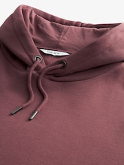 Pink Regular Fit Jersey Cotton Rich Overhead Hoodie - Image 8 of 8