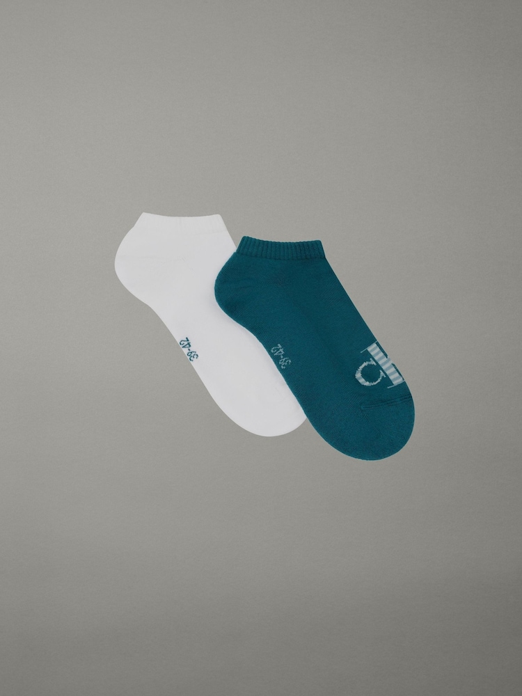Weiß - Calvin Klein Calvin Klein Monogram Socks 2 Pack - Bild 1 von 2 Weiß - Calvin Klein Calvin Klein Monogram Socks 2 Pack - Bild 1 von 2