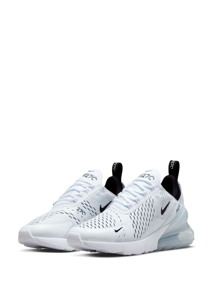 Nike Light Blue Air Max 270 Trainers - Image 5 of 9