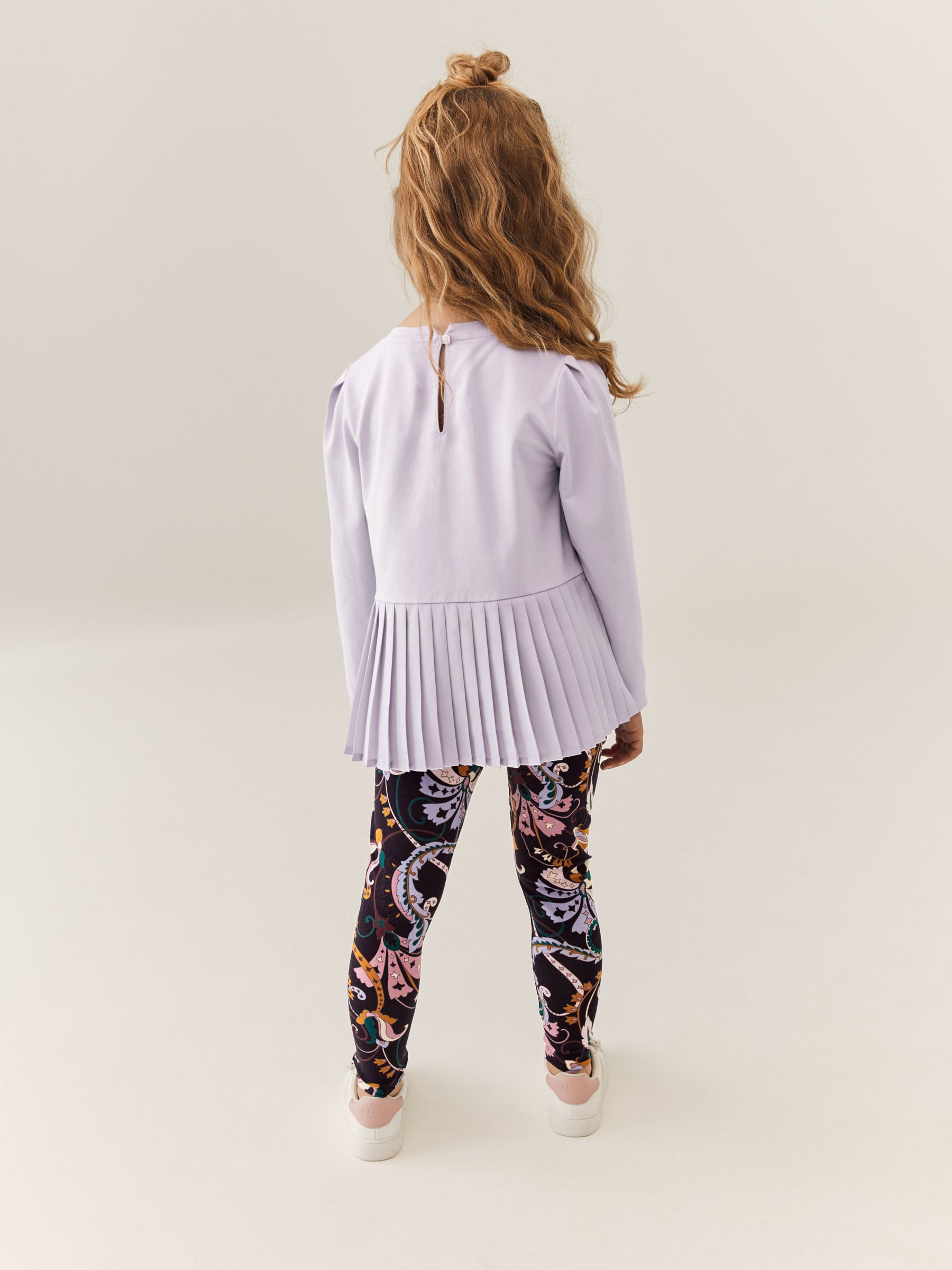 Buy Baker by Ted Baker Lilac Purple Paisley Pleated Top And