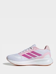 adidas White Runfalcon 5 Shoes - Image 4 of 9