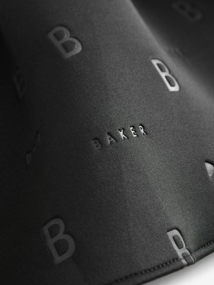 Noir - Robe Baker by Ted Baker en néo-marine à nœud - Image 10 de 10