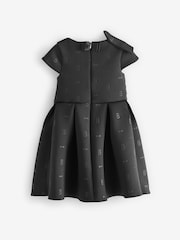 Noir - Robe Baker by Ted Baker en néo-marine à nœud - Image 7 de 10