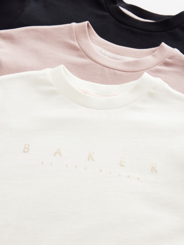 Baker by Ted Baker 100% Cotton T-Shirts 3 Pack - Image 6 of 7